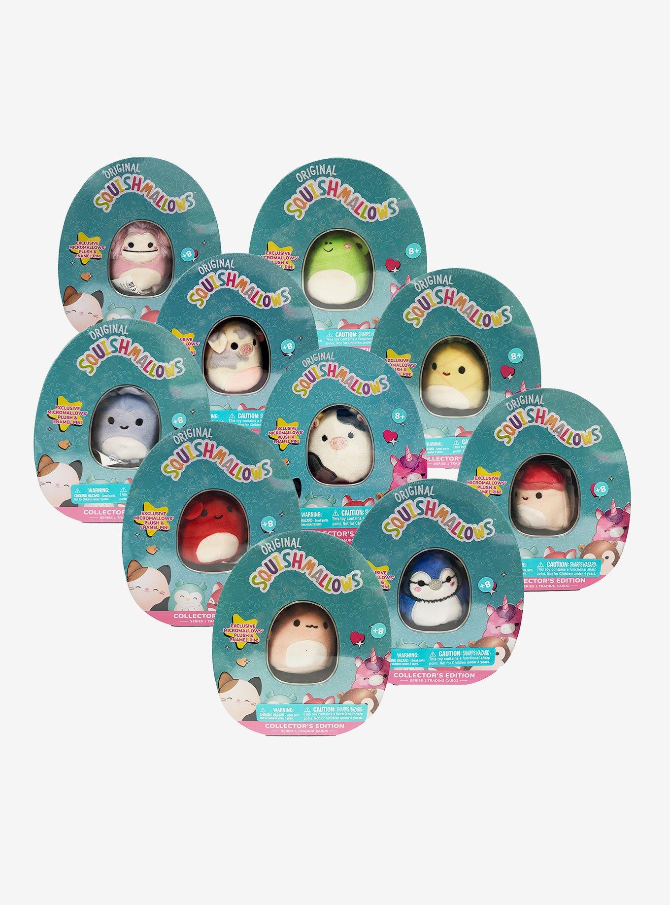 Squishmallows Micromallows Collector&rsquo;s Edition Plush & Pin Blind Tin Set, , hi-res