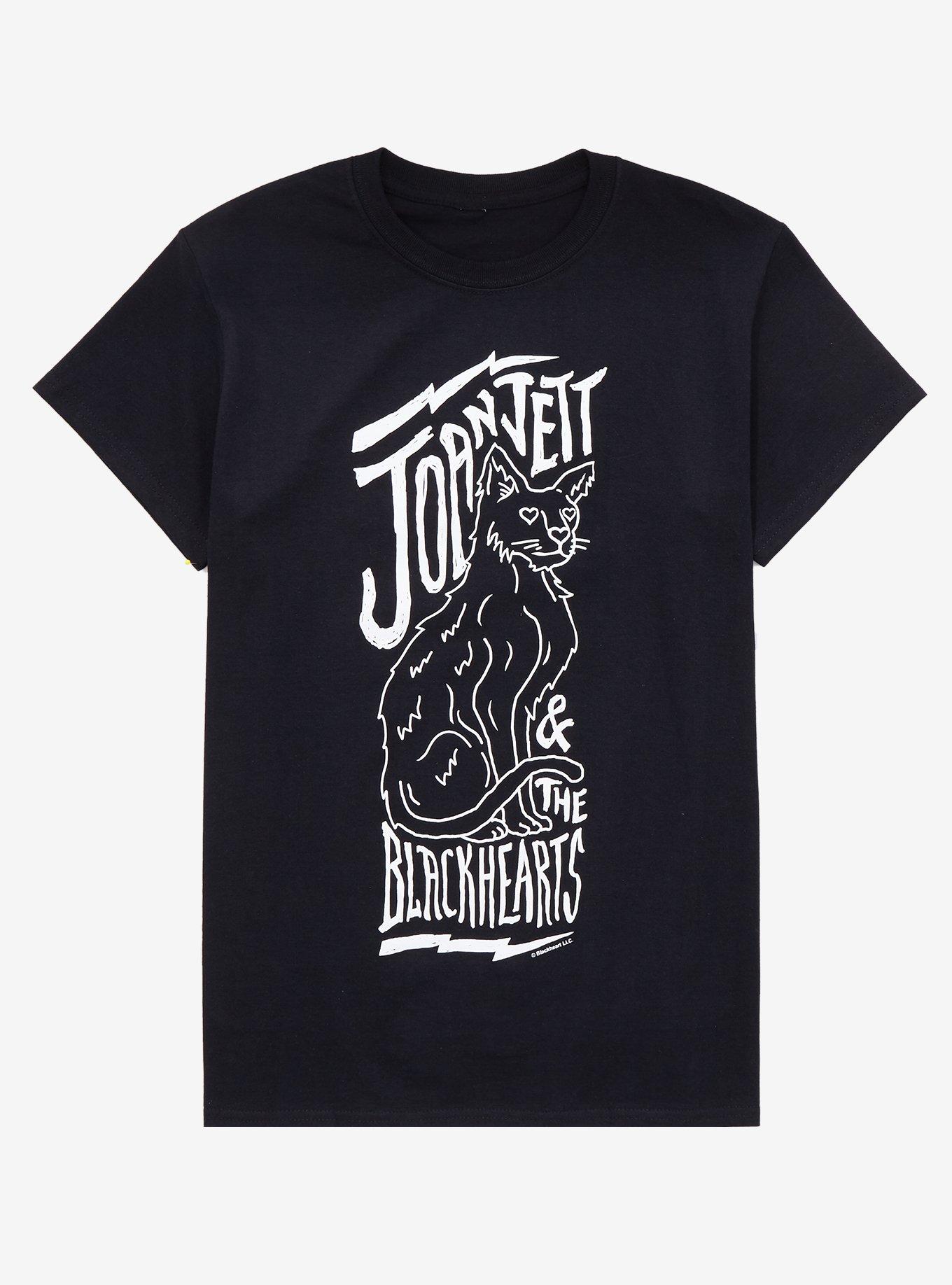 Joan Jett & The Blackhearts Black Cat Girls T-Shirt, BLACK, hi-res