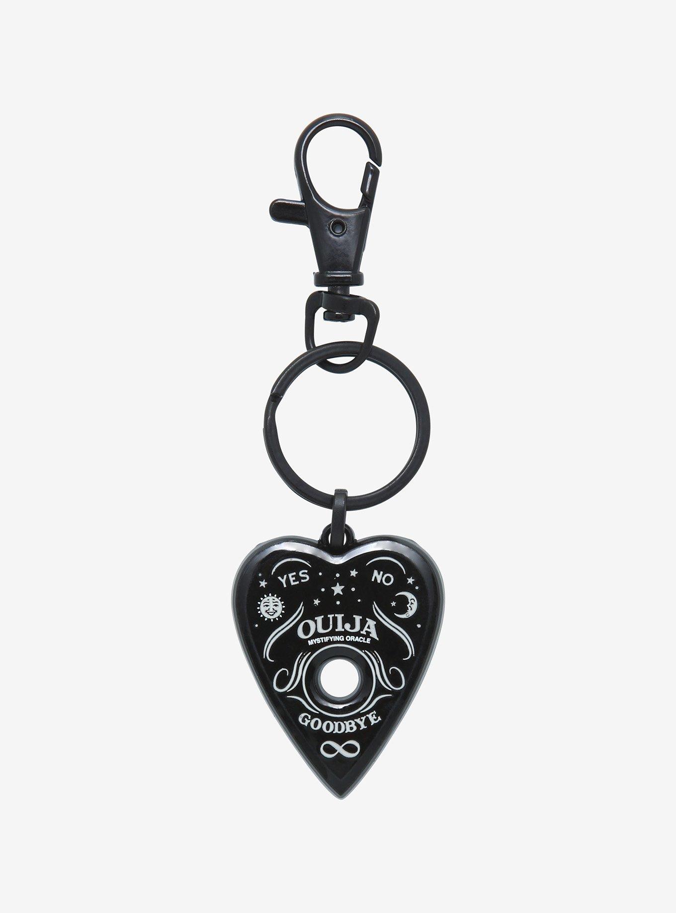 Ouija Black Planchette Keychain, , hi-res