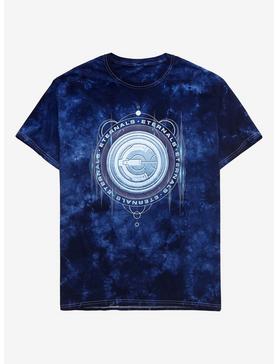 Marvel Eternals Celestial Symbol Tie-Dye T-Shirt - BoxLunch Exclusive, INDIGO TIE DYE, hi-res