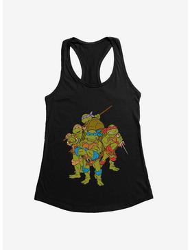 Teenage Mutant Ninja Turtles Group Pose Womens Tank Top, , hi-res