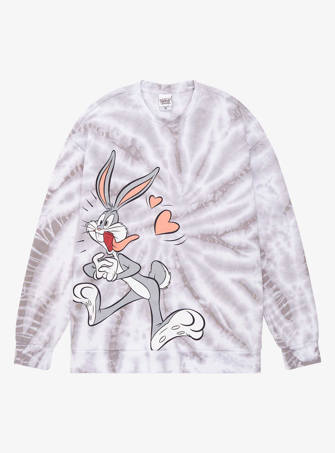 Looney Tunes Bugs Bunny Tie-Dye Crewneck - BoxLunch Exclusive, , hi-res