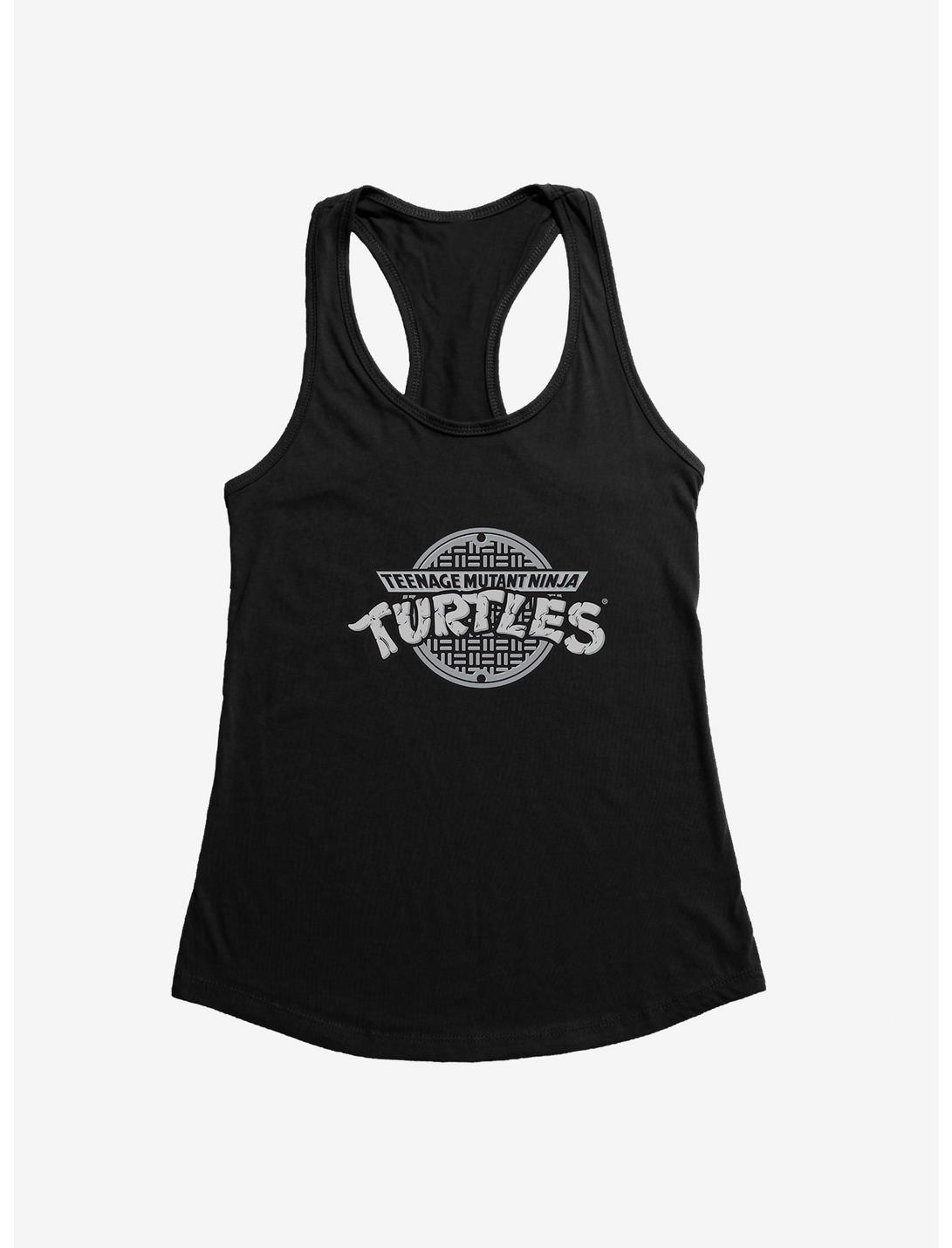 Teenage Mutant Ninja Turtles Classic Grayscale Logo Womens Tank Top, , hi-res