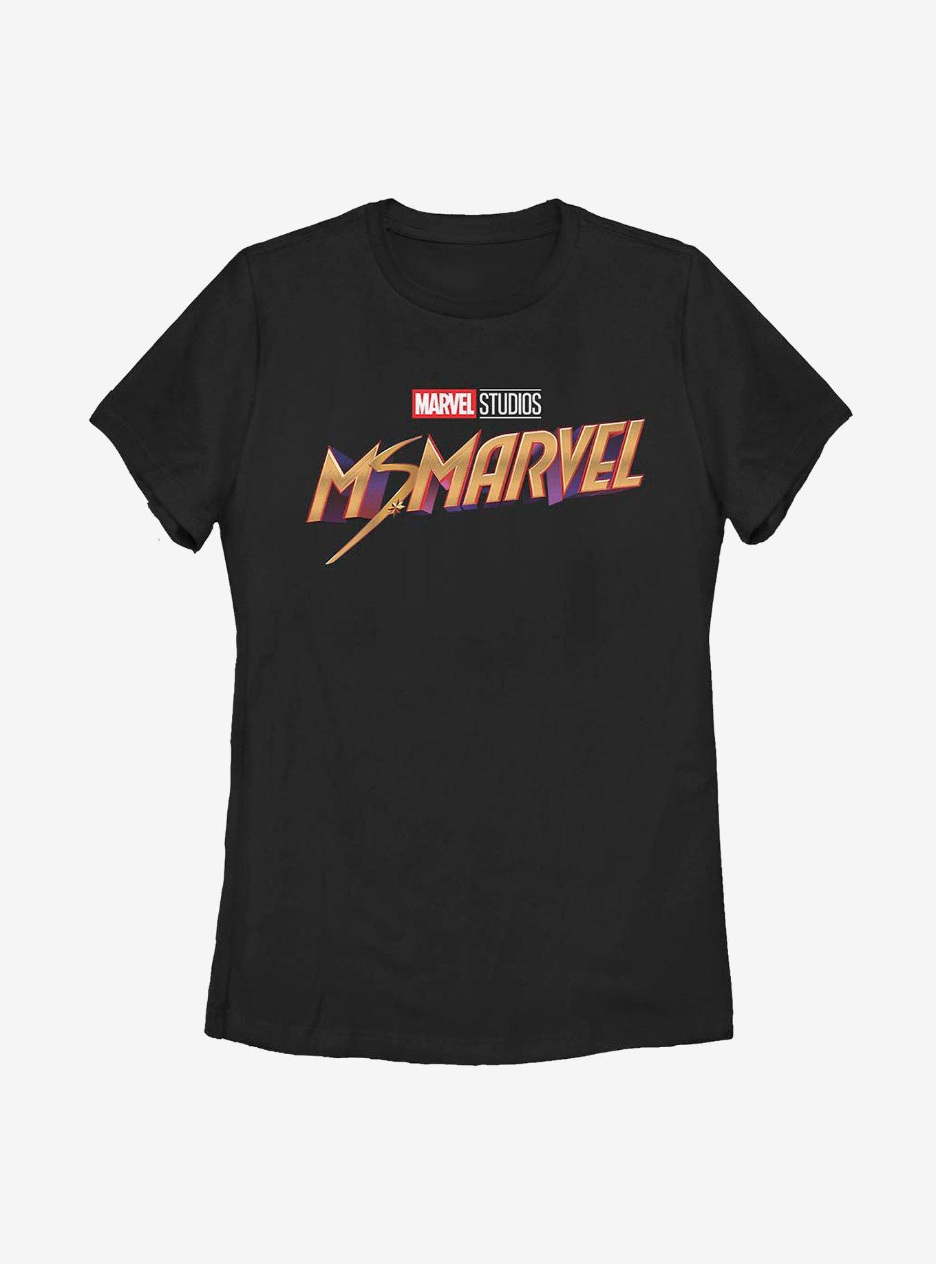 Marvel Ms. Marvel Classic Logo Womens T-Shirt, , hi-res