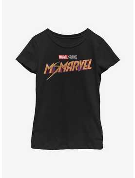 Marvel Ms. Marvel Classic Logo Youth Girls T-Shirt, , hi-res