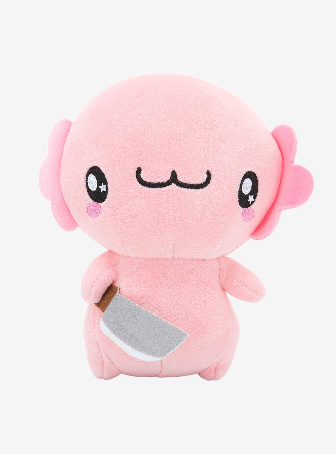 plush holding knife