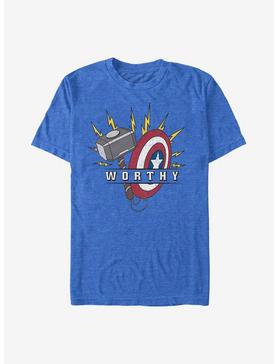 Marvel Avengers Worthy Hammer And Shield T-Shirt, , hi-res