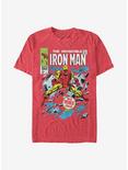 Marvel Iron Man Big Premiere Issue T-Shirt, RED HTR, hi-res