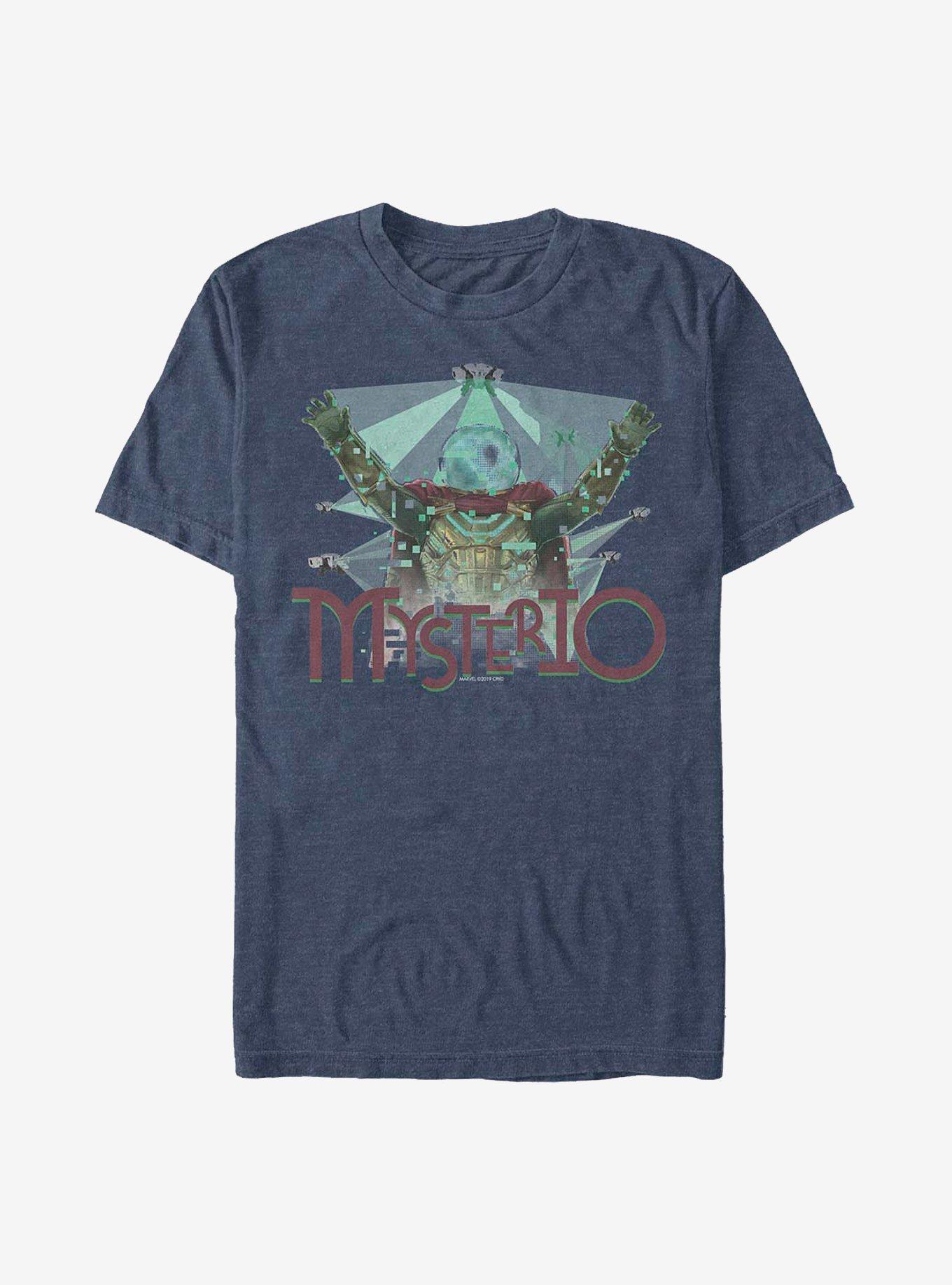 Marvel Spider-Man Mysterio Abduction T-Shirt, NAVY HTR, hi-res