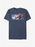 Marvel Spider-Man Spidey Postcard T-Shirt, NAVY HTR, hi-res