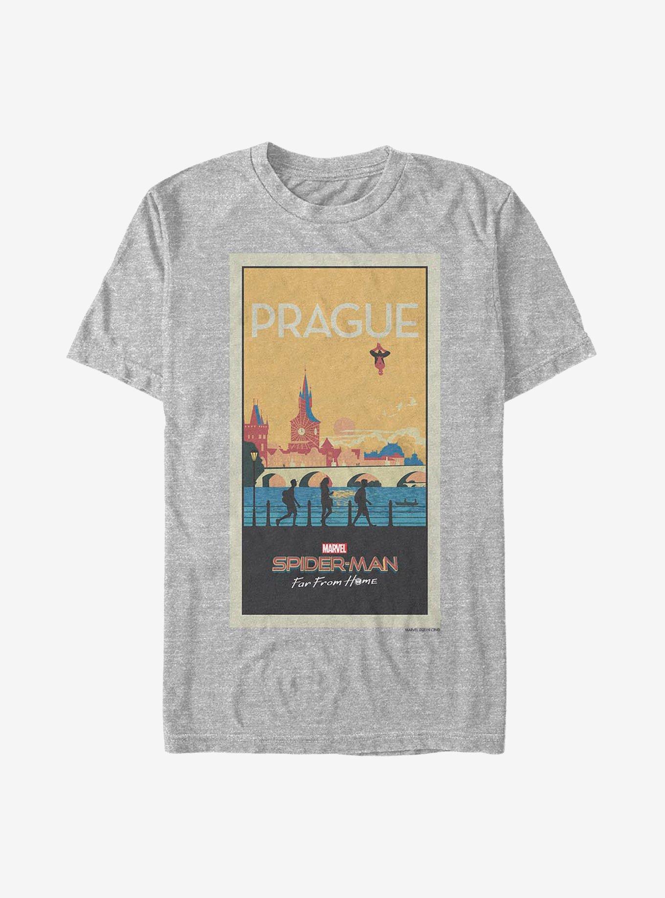 Marvel Spider-Man Spidey Prague T-Shirt, ATH HTR, hi-res