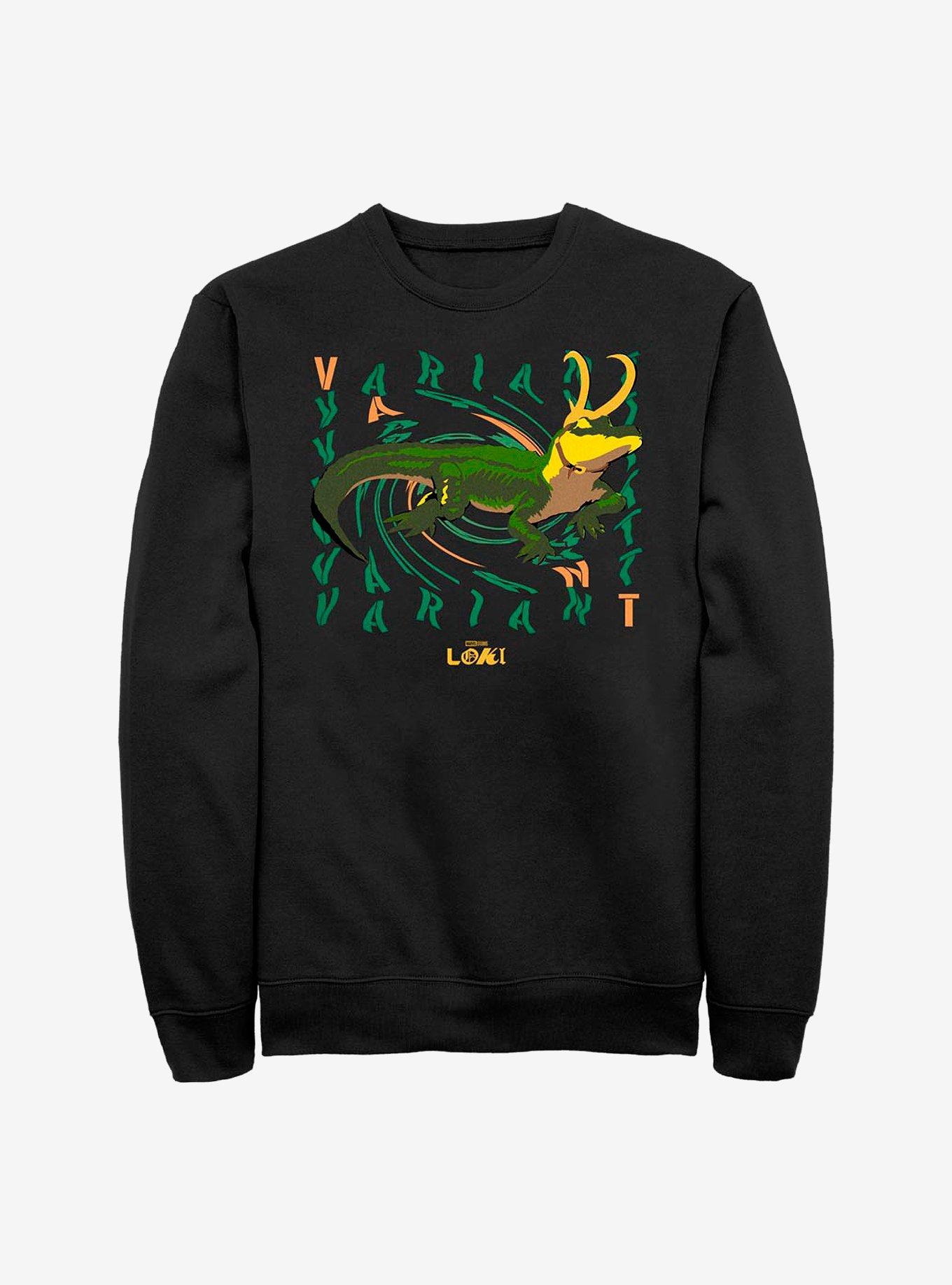 Marvel Loki Alligator Deviance Sweatshirt, BLACK, hi-res