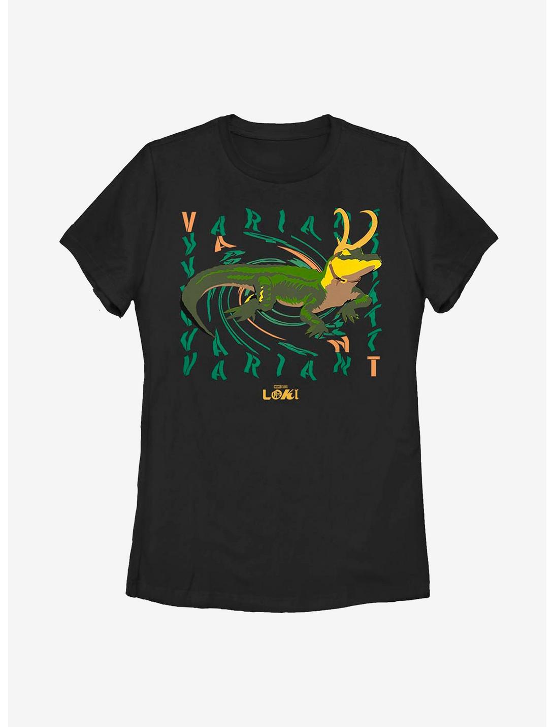 Marvel Loki Alligator Deviance Womens T-Shirt, BLACK, hi-res