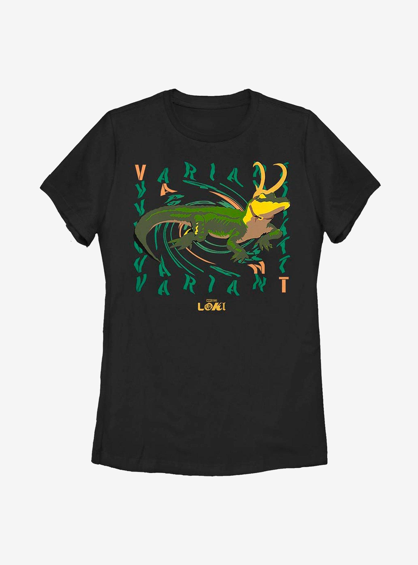 Marvel Loki Alligator Deviance Womens T-Shirt, BLACK, hi-res
