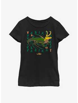 Marvel Loki Alligator Deviance Youth Girls T-Shirt, , hi-res