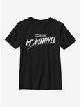 Marvel Ms. Marvel Black And White Youth T-Shirt, BLACK, hi-res