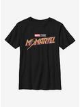 Marvel Ms. Marvel Classic Logo Youth T-Shirt, BLACK, hi-res