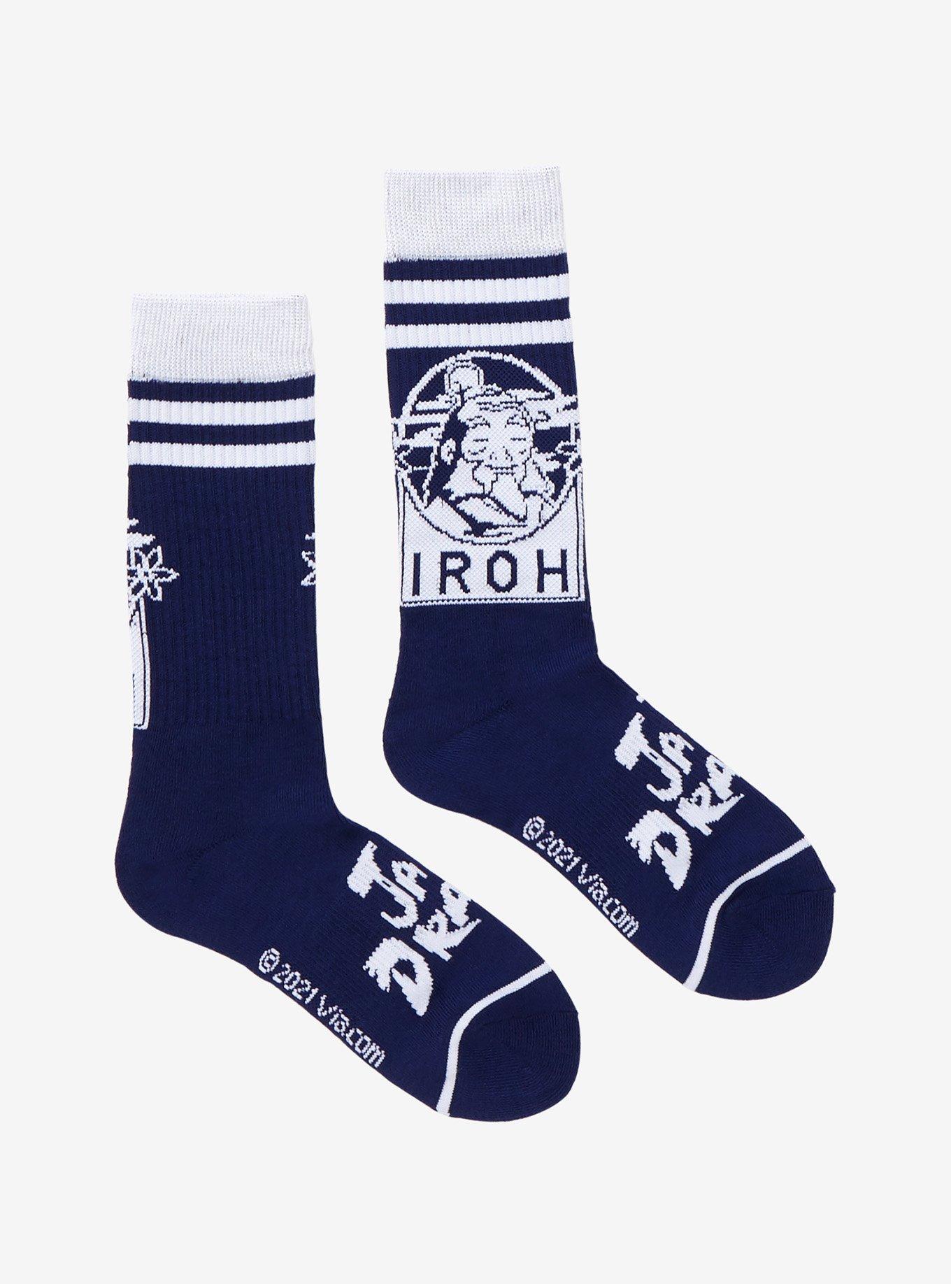 Avatar: The Last Airbender Iroh Crew Socks - BoxLunch Exclusive, , hi-res