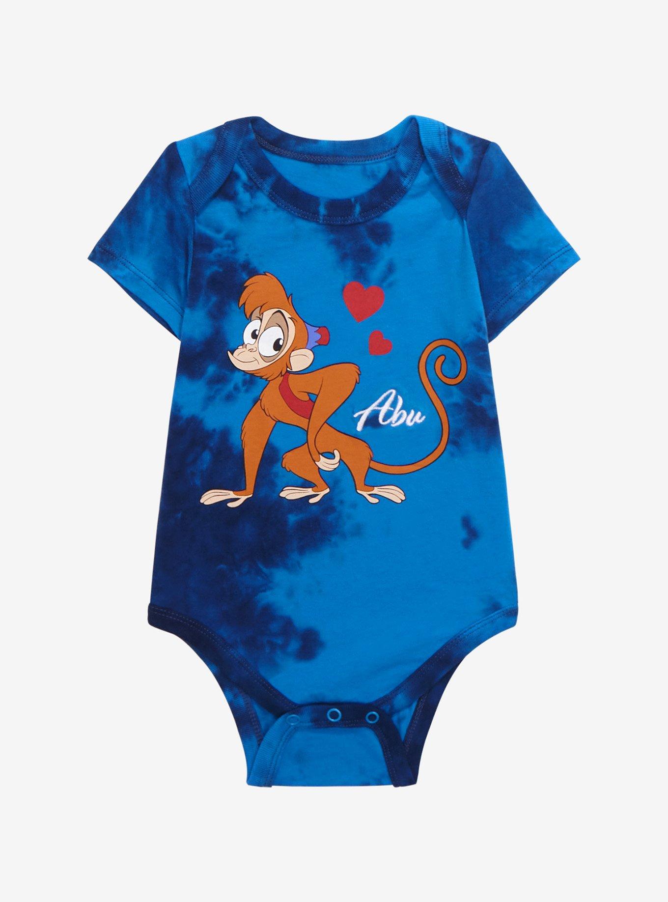 Disney Aladdin Abu Hearts Infant Tie-Dye One-Piece - BoxLunch Exclusive, , hi-res