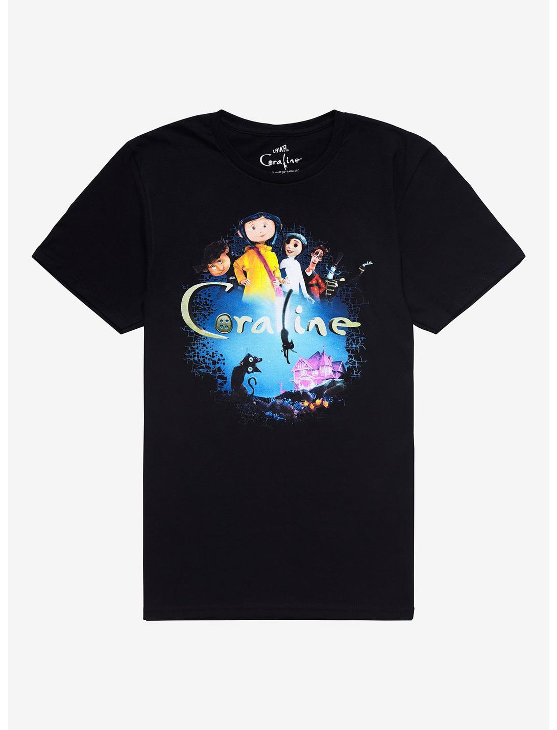 Coraline Poster T-Shirt, MULTI, hi-res