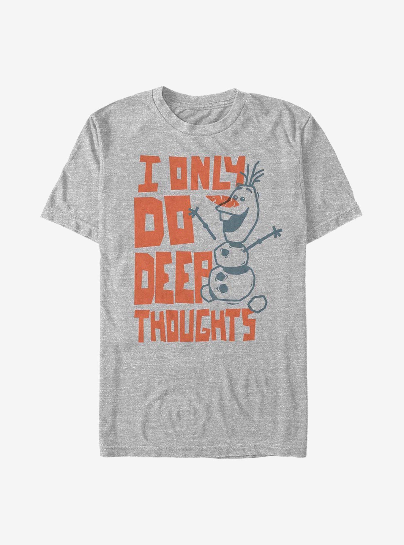 Disney Frozen 2 Deep Thoughts T-Shirt, ATH HTR, hi-res