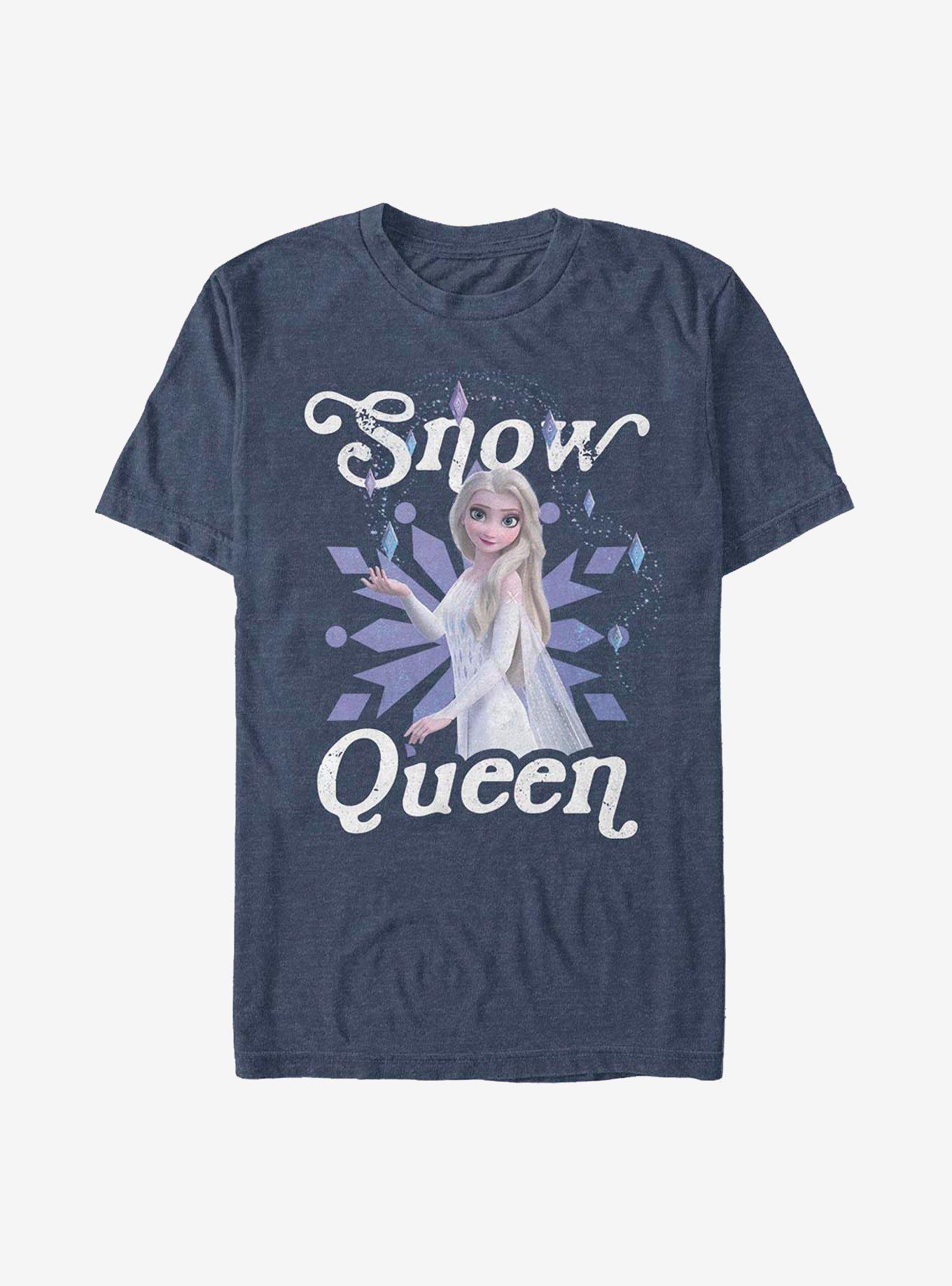 Disney Frozen 2 Snow Queen T-Shirt, NAVY HTR, hi-res
