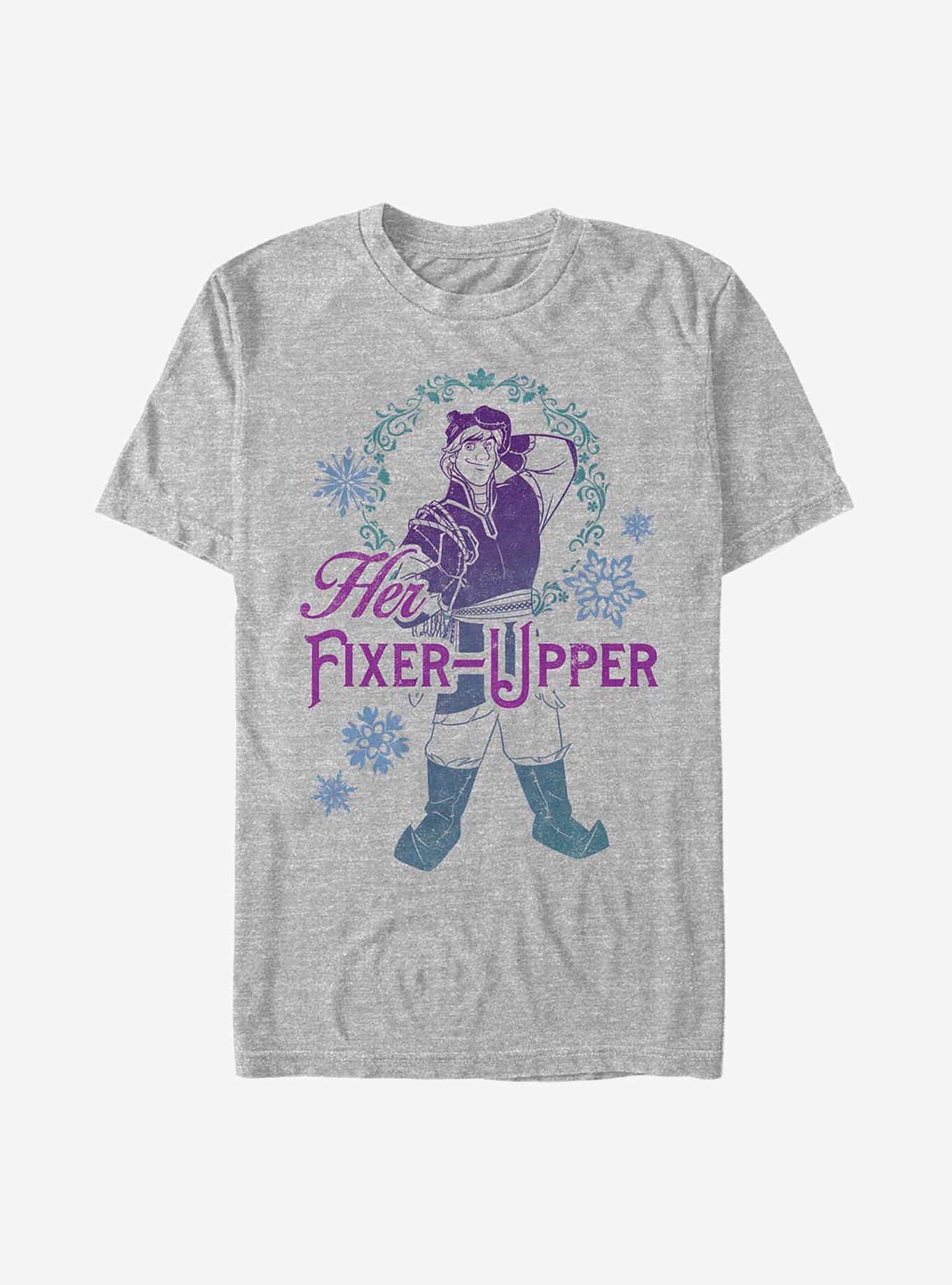 Disney Frozen Her Fixer Upper T-Shirt, ATH HTR, hi-res