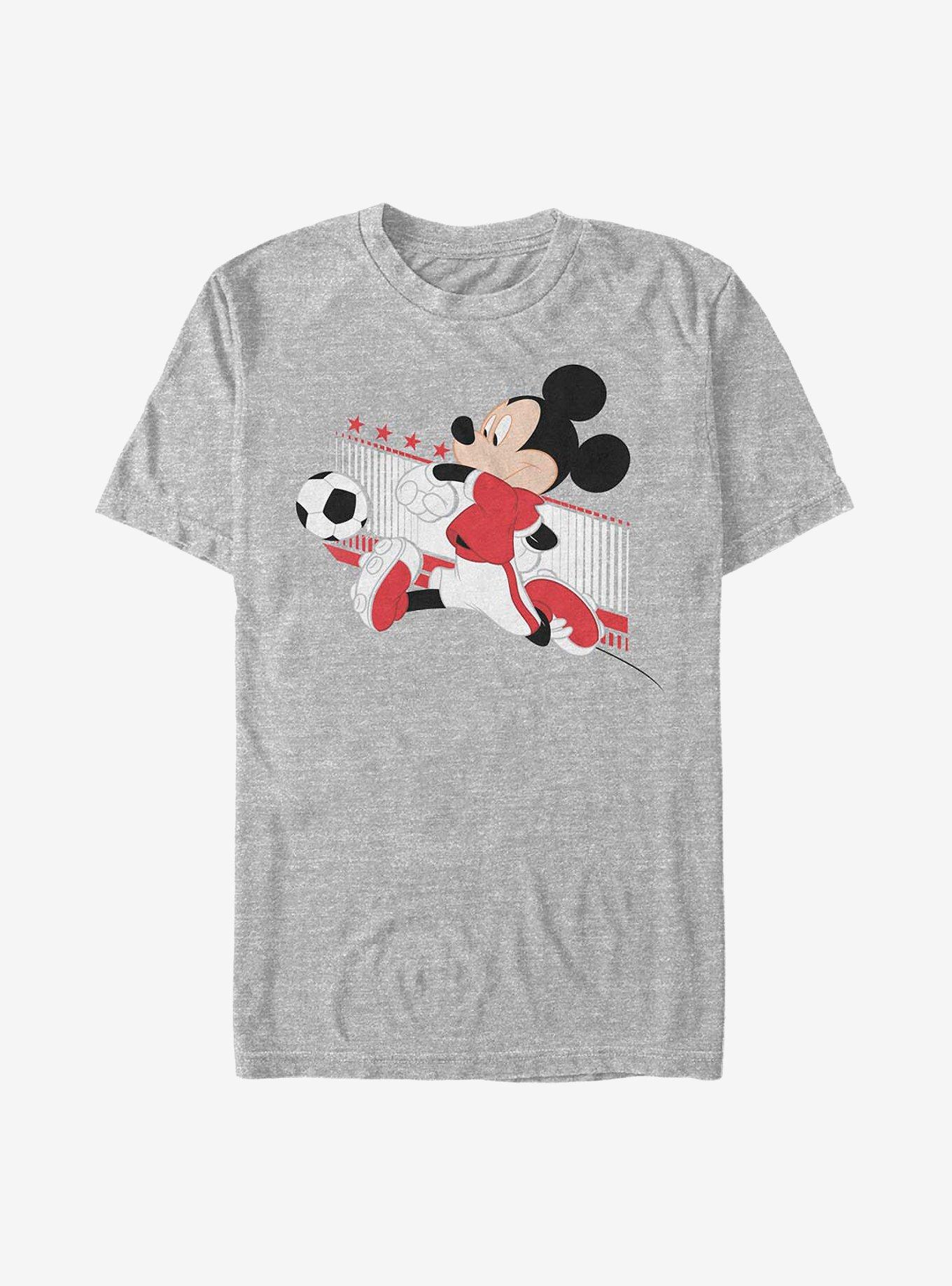 Disney Mickey Mouse Canada Kick T-Shirt, ATH HTR, hi-res