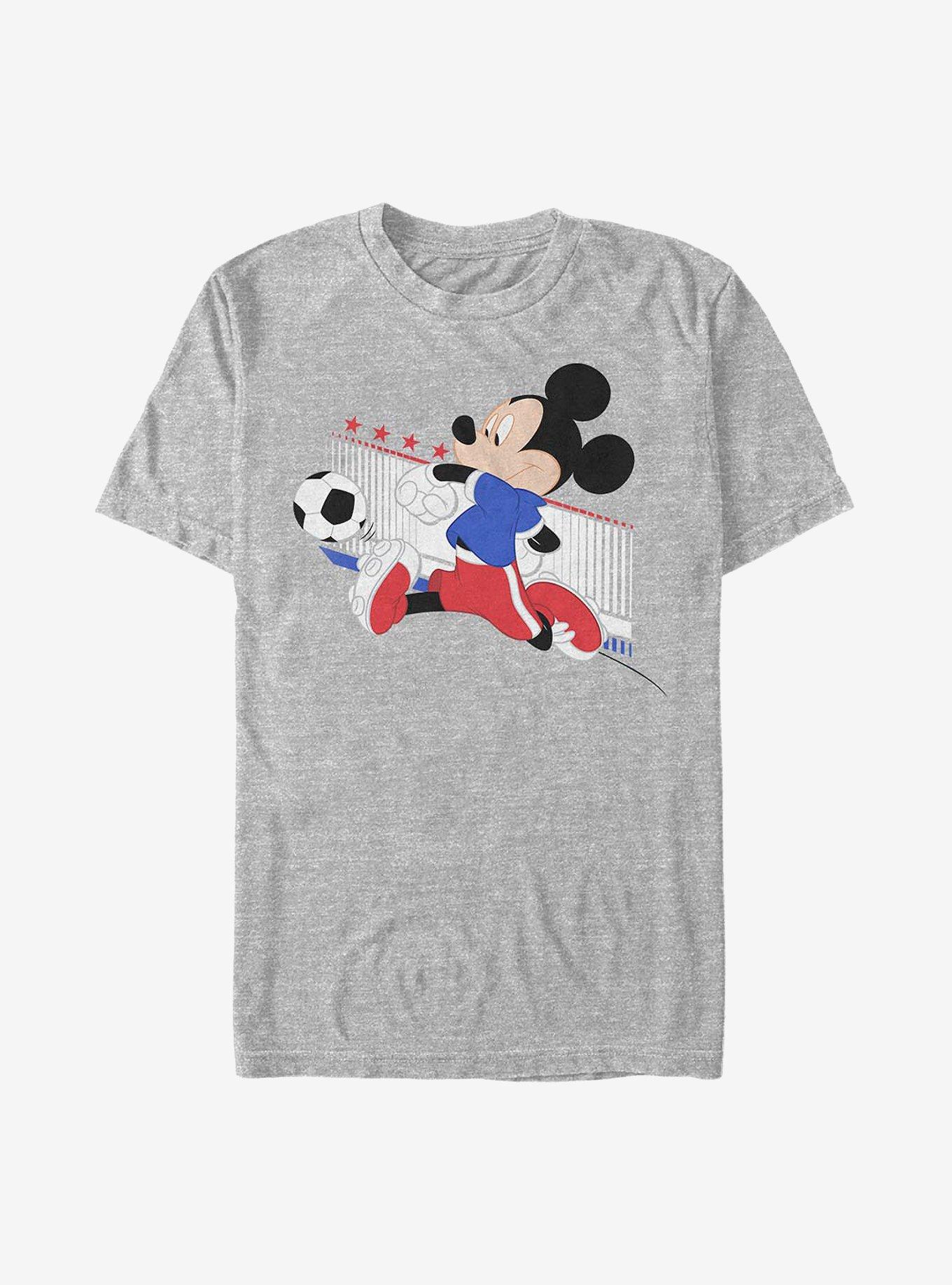 Disney Mickey Mouse France Kick T-Shirt, ATH HTR, hi-res