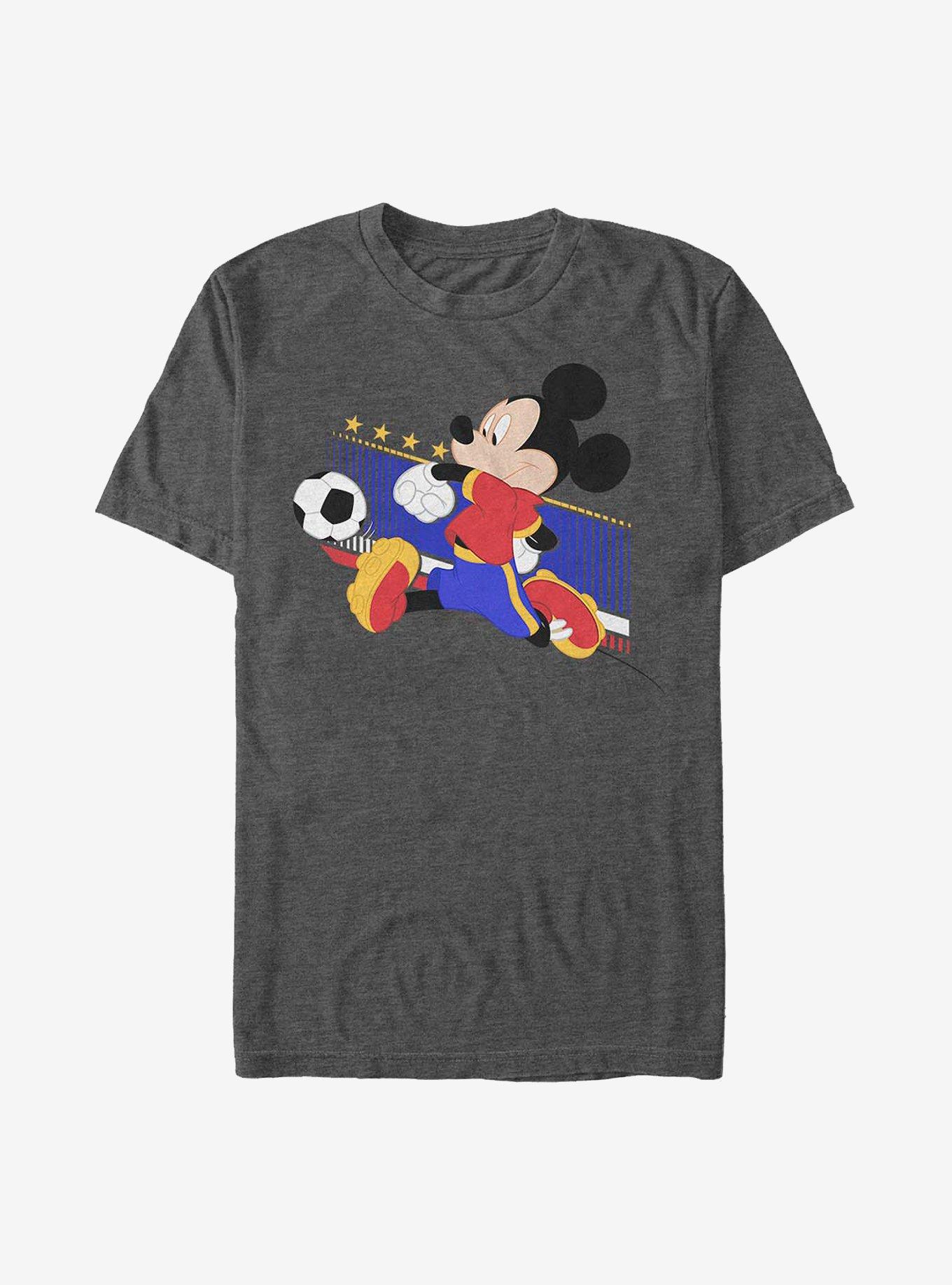 Disney Mickey Mouse Spain Kick T-Shirt, CHAR HTR, hi-res