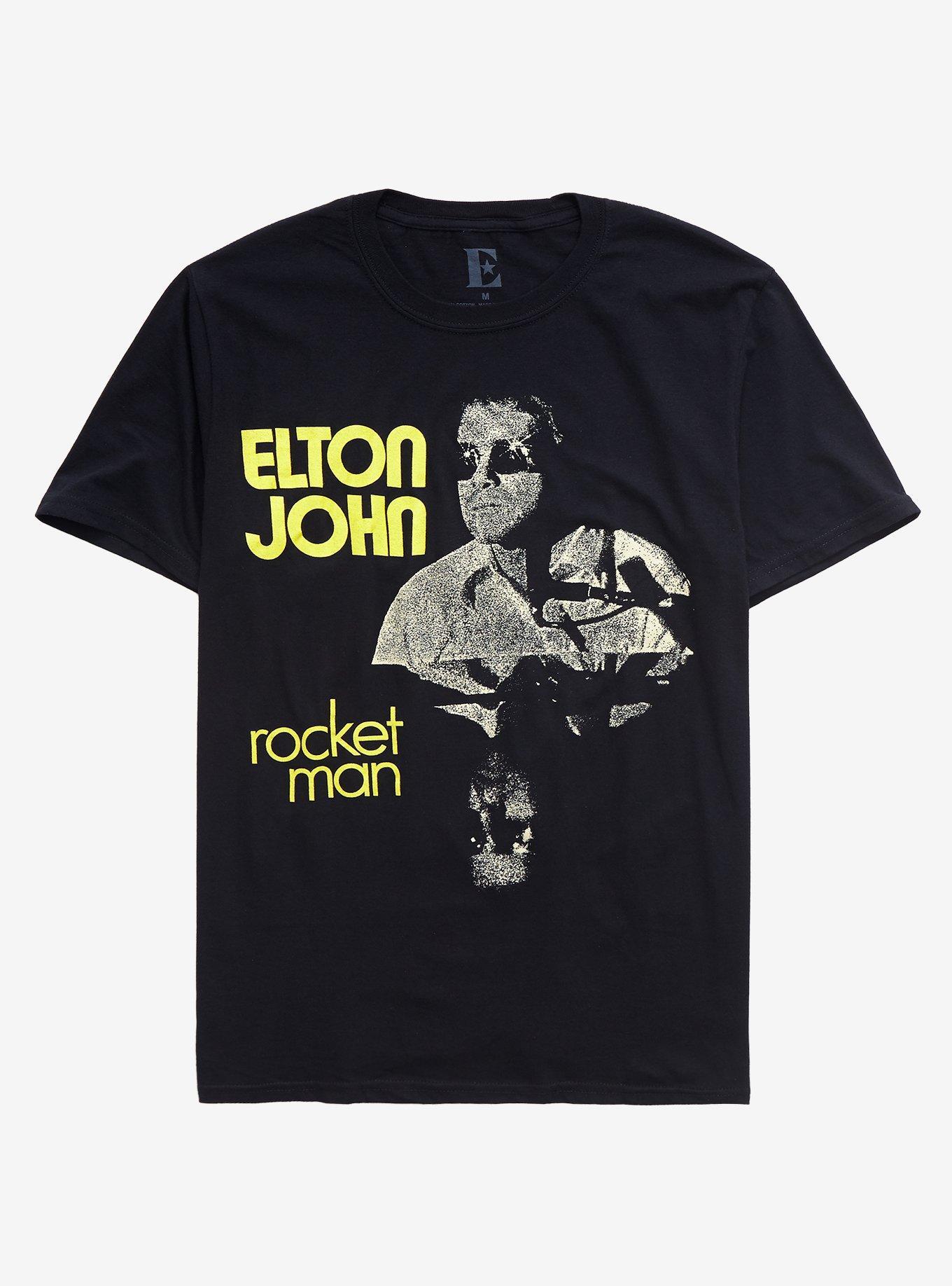 Elton John Rocket Man T-Shirt, BLACK, hi-res