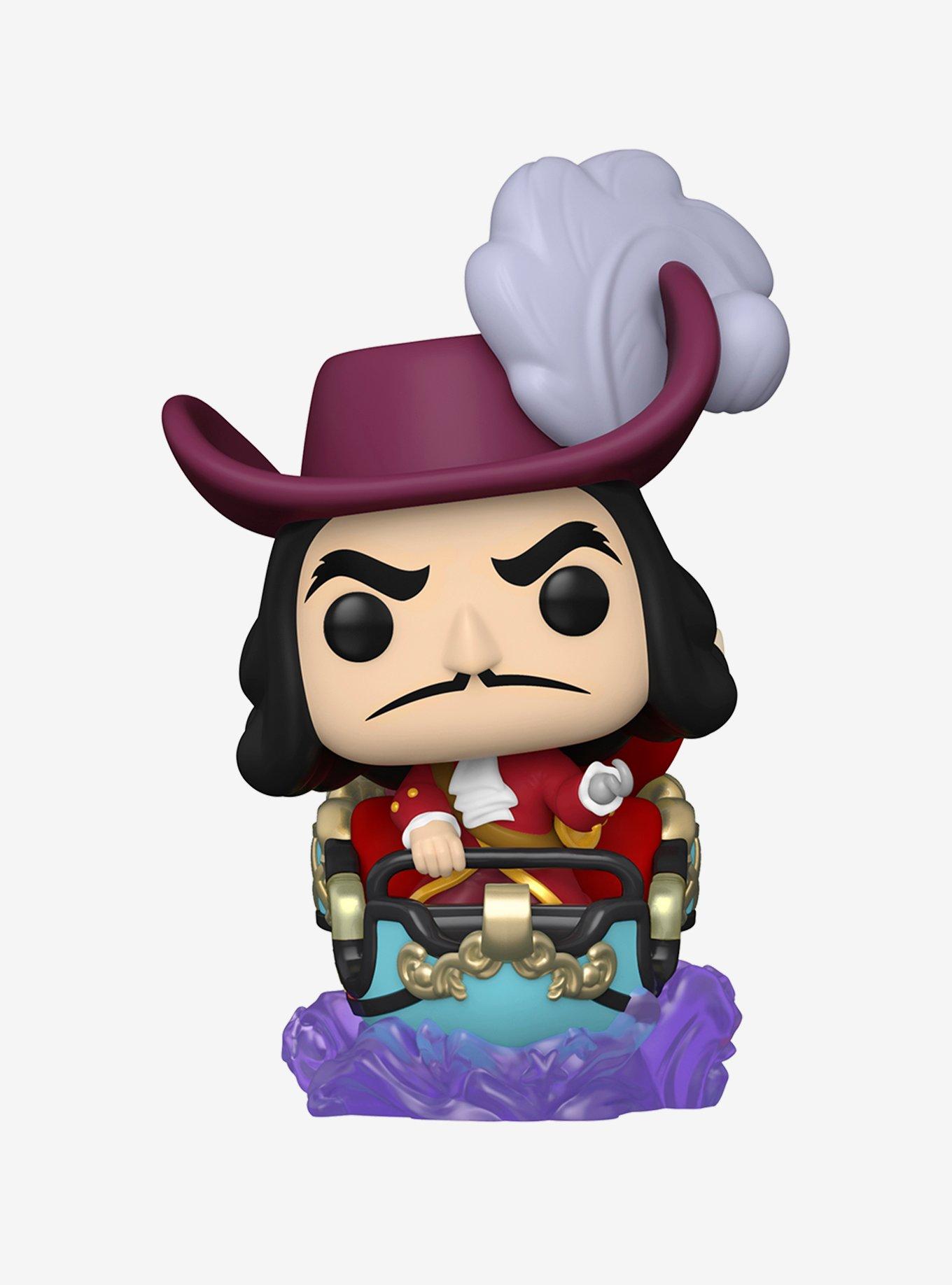 Funko Pop! Rides Walt Disney World 50th Anniversary Captain Hook at the Peter Pan's Flight Attraction Vinyl Figure - BoxLunch Exclusive, , hi-res