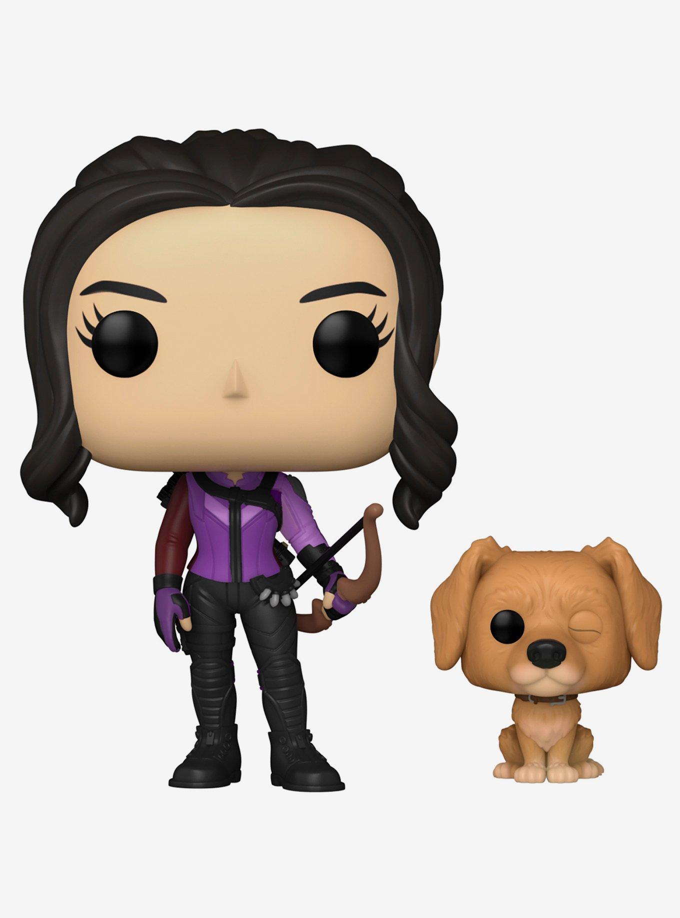 Funko Pop! Television Marvel Hawkeye Kate Bishop with Lucky the Pizza Dog Vinyl Figures, , hi-res