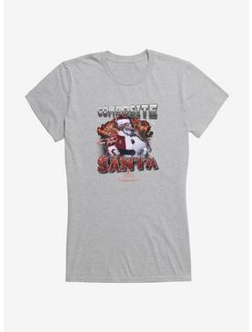 Robot Chicken Composite Santa Girls T-Shirt, HEATHER, hi-res