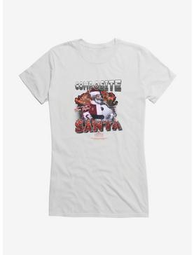 Robot Chicken Composite Santa Girls T-Shirt, WHITE, hi-res