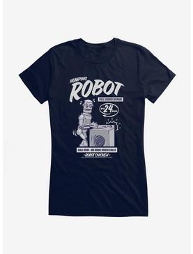 Robot Chicken House Call Robot Girls T-Shirt, NAVY, hi-res