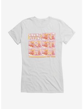 Robot Chicken Sinking Feeling Girls T-Shirt, WHITE, hi-res