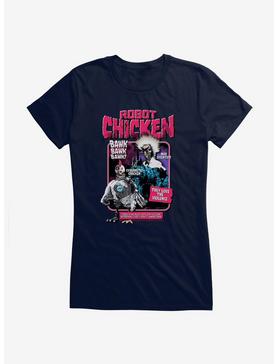 Robot Chicken They Love The Violence Girls T-Shirt, NAVY, hi-res