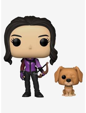 Funko Marvel Hawkeye Pop! Kate Bishop (With Lucky The Pizza Dog) Vinyl Bobble-Head, , hi-res