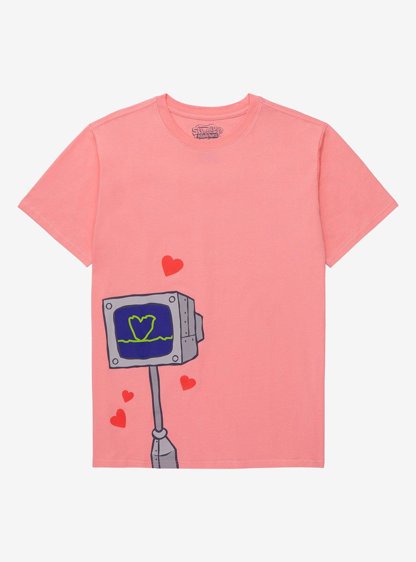 SpongeBob SquarePants Karen Hearts T-Shirt - BoxLunch Exclusive, LIGHT PINK, hi-res
