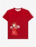 Marvel WandaVision Scarlet Witch Cartoon Contrast T-Shirt - BoxLunch Exclusive, MULTI, hi-res