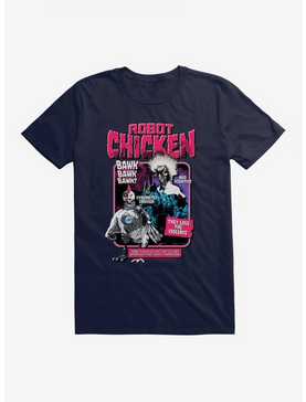 Robot Chicken They Love The Violence T-Shirt, NAVY, hi-res