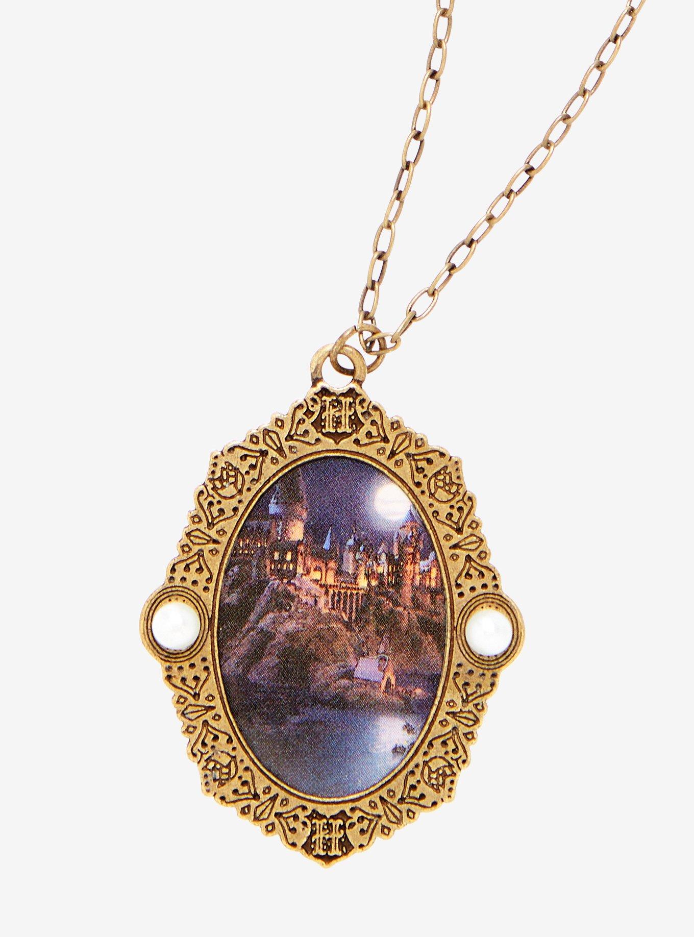 Harry Potter Hogwarts Cameo Necklace, , hi-res