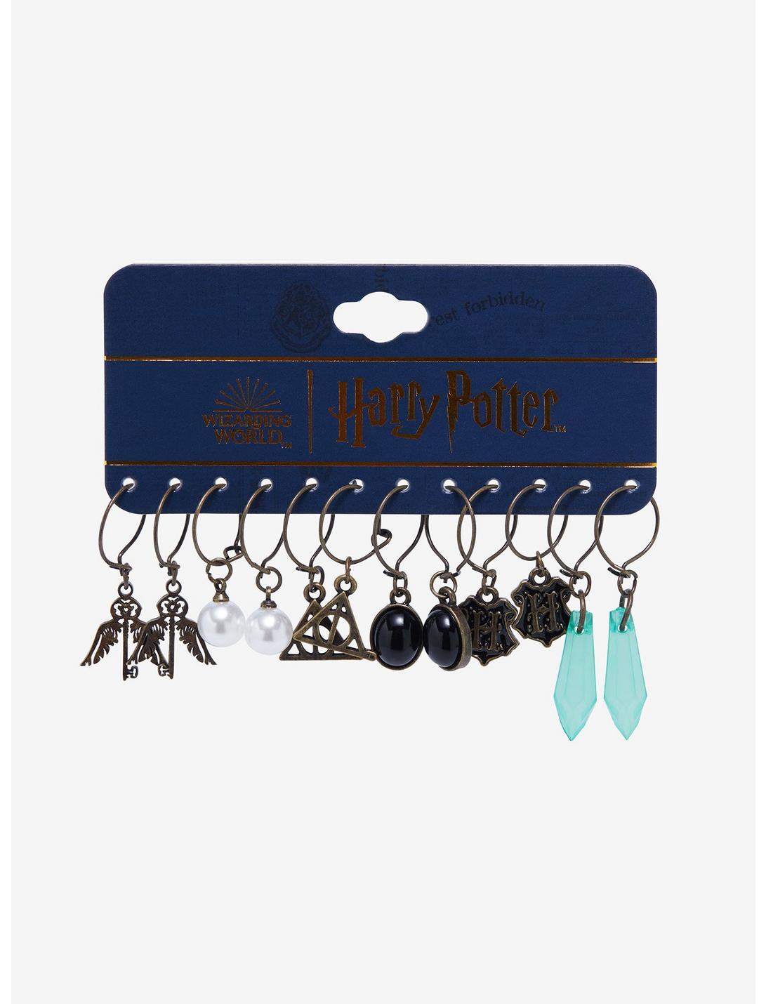 Harry Potter Icons Mini Hoop Earring Set, , hi-res