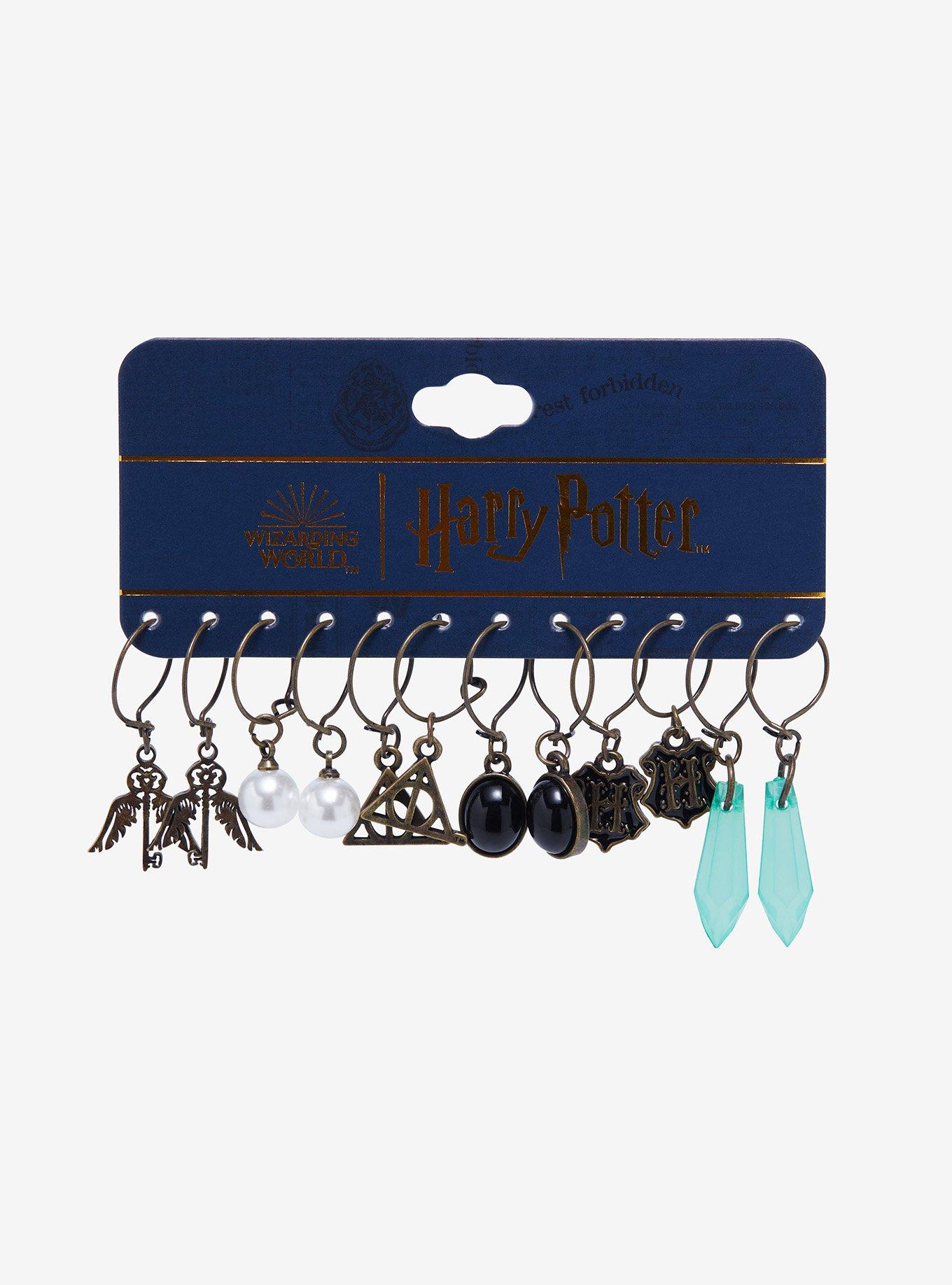 Harry Potter Icons Mini Hoop Earring Set, , hi-res