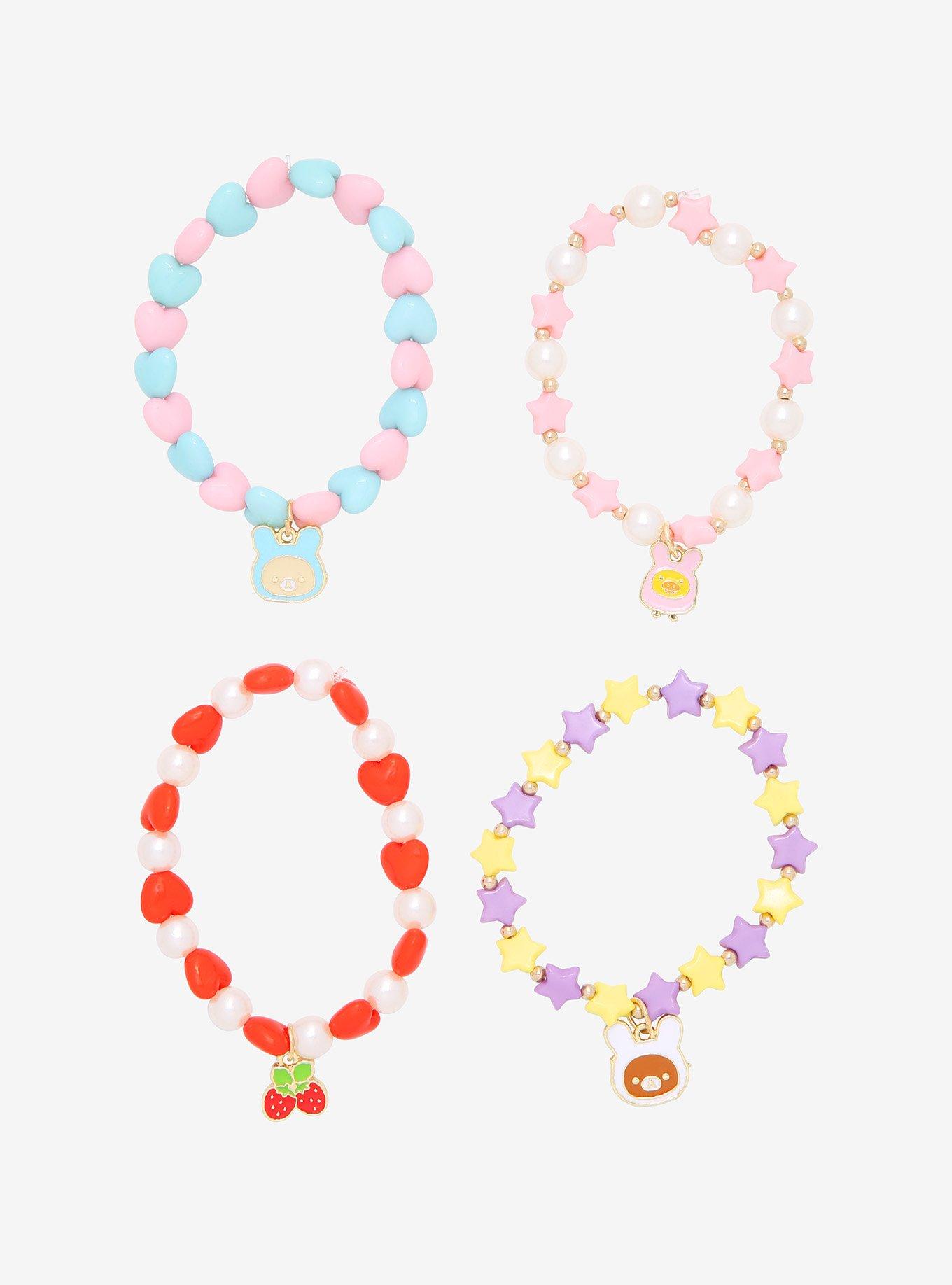 Rilakkuma Beaded Bracelet Set Hot Topic
