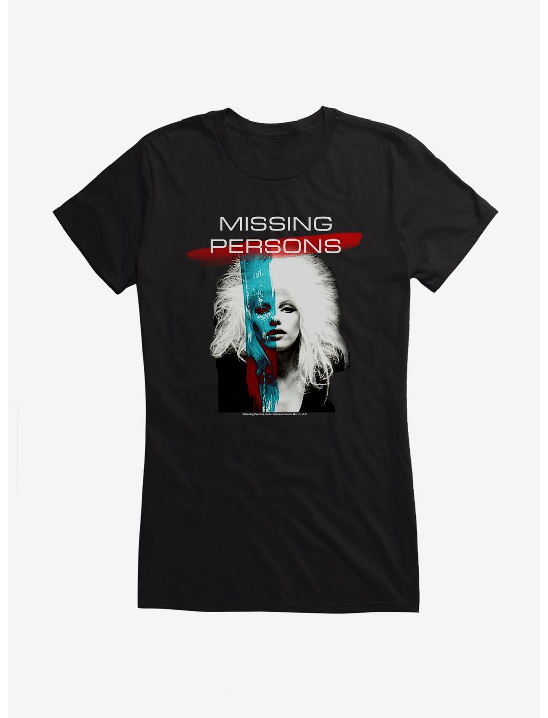 Missing Persons Bozzio Portrait Girls T-Shirt, , hi-res