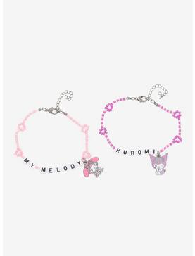 My Melody & Kuromi Slumber Party Best Friend Bracelet Set, , hi-res
