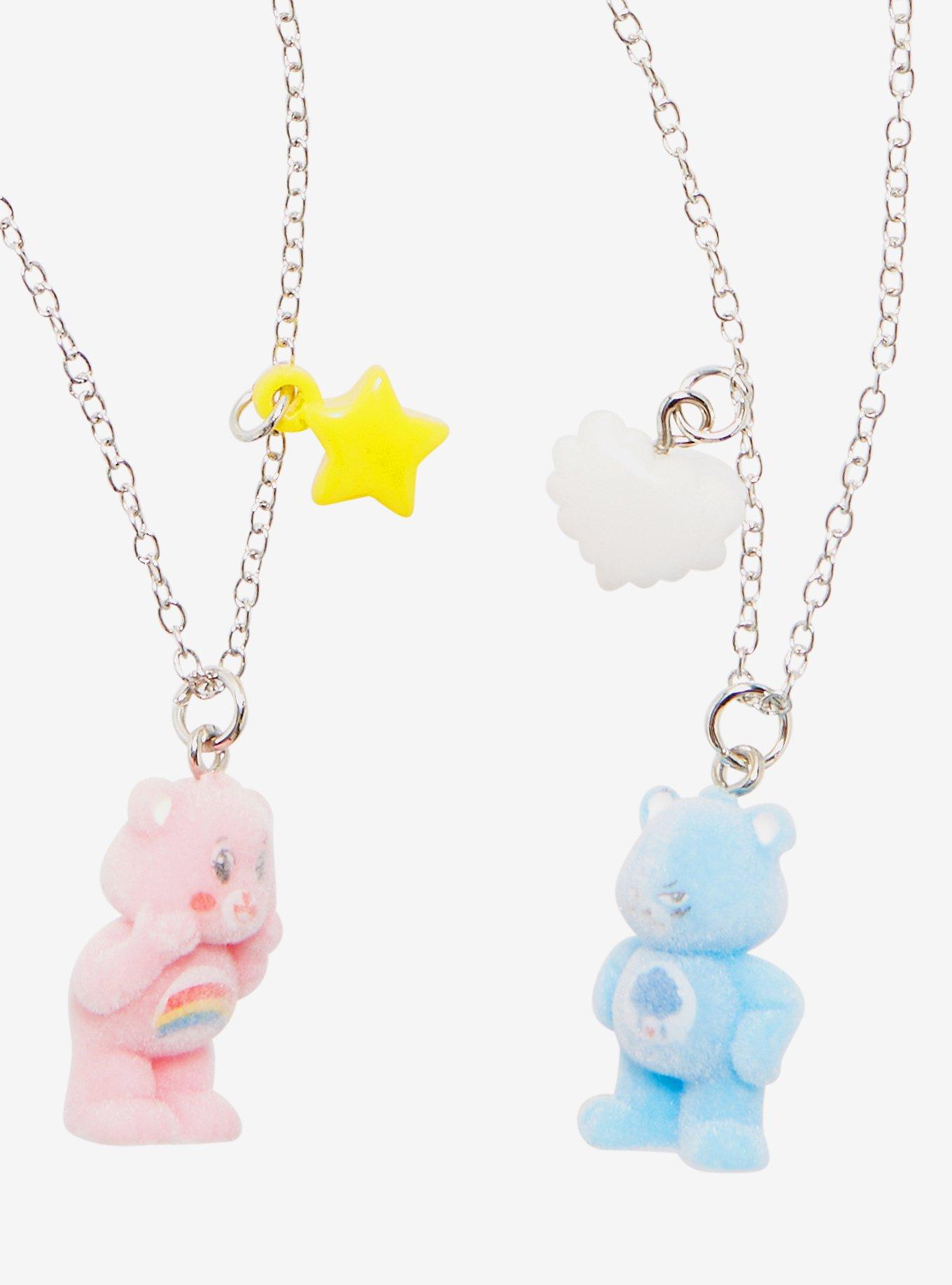 Care Bears Fuzzy Best Friend Necklace Set, , hi-res