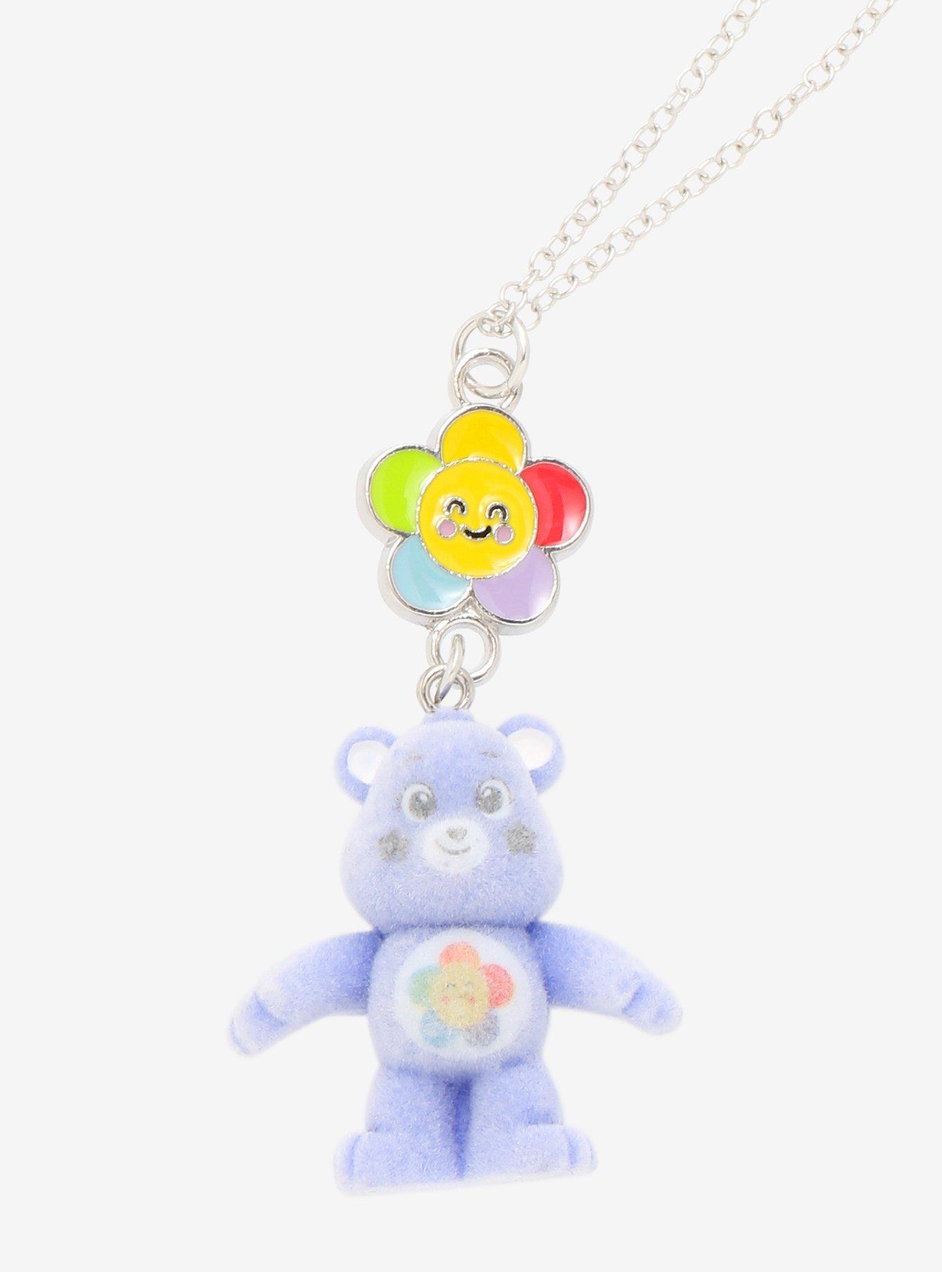 Care Bears Harmony Bear Fuzzy 3D Figure Necklace, , hi-res